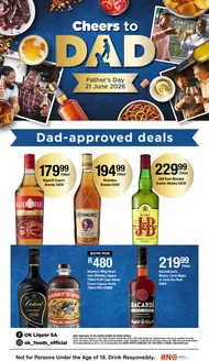 OK Liquor catalogue in Aliwal North | Current deals and offers | 2026-06-20T00:00:00.000Z - 2026-06-21T00:00:00.000Z