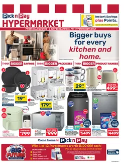 Pick n Pay Hypermarket catalogue in  | Hypermarket Kitchen Home Specials | 2026-06-22T00:00:00.000Z - 2026-07-06T00:00:00.000Z