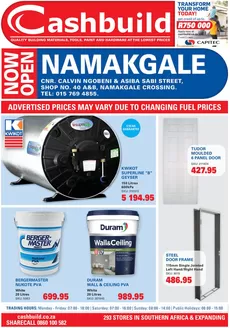 Cashbuild catalogue | Current bargains and offers | 2026-06-22T00:00:00.000Z - 2026-07-06T00:00:00.000Z