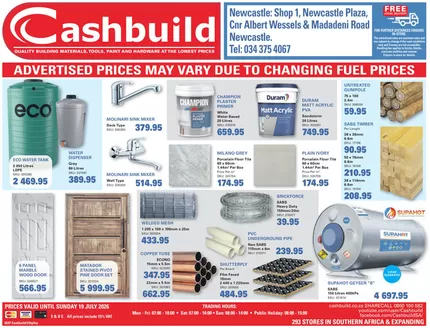 Cashbuild catalogue | Top deals and discounts | 2026-06-22T00:00:00.000Z - 2026-07-19T00:00:00.000Z