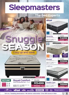 Sleepmasters catalogue | Snuggle Season | 2026-06-22T00:00:00.000Z - 2026-07-15T00:00:00.000Z