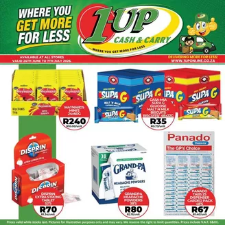 1UP catalogue | Exclusive deals and bargains | 2026-06-24T00:00:00.000Z - 2026-07-07T00:00:00.000Z