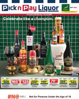 Pick n Pay Liquor catalogue in  | Pick n Pay Liquor Specials | 2026-06-29T00:00:00.000Z - 2026-07-19T00:00:00.000Z