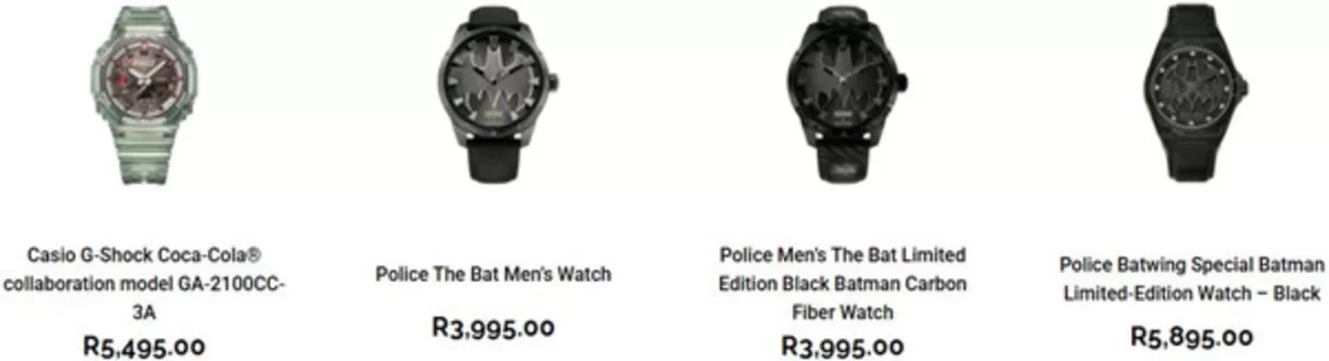 Watches Unlimited catalogue in Benoni | Watches Unlimited Sale | 2026-06-30T00:00:00.000Z - 2026-07-14T00:00:00.000Z