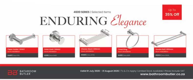 Bathroom Bizarre catalogue in | Enduring Elegance | 2026-07-03T00:00:00.000Z - 2026-08-31T00:00:00.000Z
