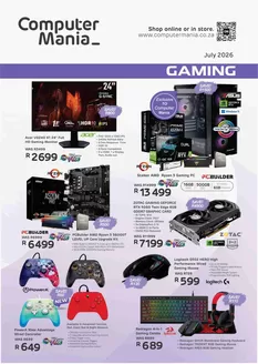Computer Mania catalogue | Computer Mania Gaming | 2026-07-03T00:00:00.000Z - 2026-07-31T00:00:00.000Z