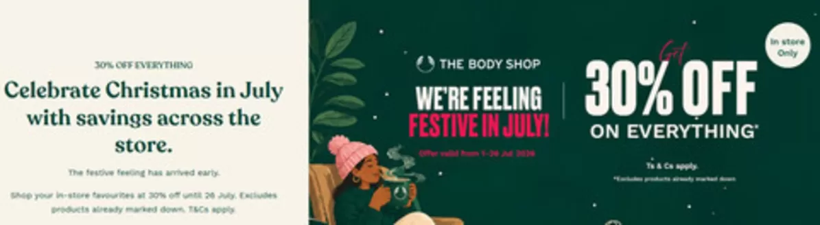 The Body Shop catalogue | We're Feeling Festive In July! | 2026-07-03T00:00:00.000Z - 2026-07-26T00:00:00.000Z