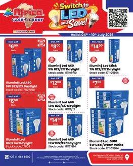 Africa Cash & Carry catalogue | Saturday Promo | 2026-07-04T00:00:00.000Z - 2026-07-10T00:00:00.000Z