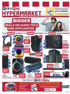 Pick n Pay Hypermarket catalogue in  | Hypermarket Audio and Appliance Specials | 2026-07-07T00:00:00.000Z - 2026-07-19T00:00:00.000Z