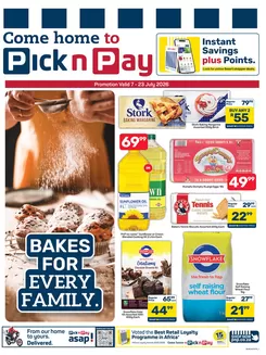 Pick n Pay catalogue in Kuils River | Pick n Pay Baking Specials | 2026-07-07T00:00:00.000Z - 2026-07-23T00:00:00.000Z