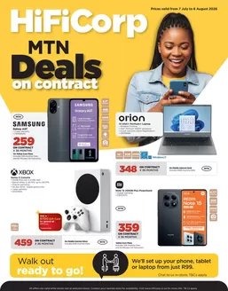 HiFi Corp catalogue | Discover attractive offers | 2026-07-07T00:00:00.000Z - 2026-08-06T00:00:00.000Z