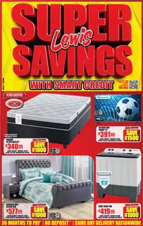 Lewis catalogue in Boksburg | Super Savings | 2026-07-08T00:00:00.000Z - 2026-08-09T00:00:00.000Z
