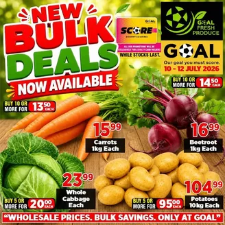 Goal Supermarket catalogue | Discover attractive offers | 2026-07-10T00:00:00.000Z - 2026-07-12T00:00:00.000Z