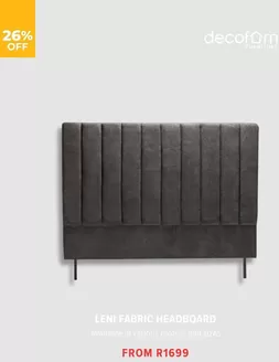 Decofurn catalogue in Alberton | Decofurn weekly specials | 2026-07-13T00:00:00.000Z - 2026-07-27T00:00:00.000Z