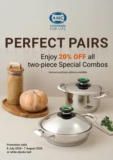 AMC Cookware catalogue | Perfect Pairs | 2026-07-13T00:00:00.000Z - 2026-08-07T00:00:00.000Z