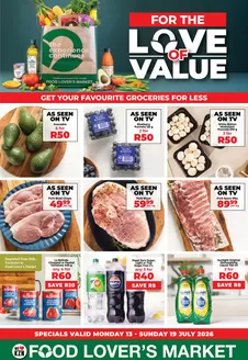 Food Lover's Market catalogue in George | Mid Month - KZN - 13 - 19 July 2026 | 2026-07-12T00:00:00.000Z - 2026-07-19T00:00:00.000Z