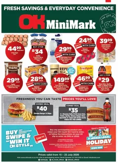 OK MiniMark catalogue in Sasolburg | Exclusive deals and bargains | 2026-07-15T00:00:00.000Z - 2026-07-23T00:00:00.000Z