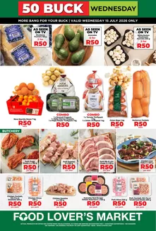 Food Lover's Market catalogue in Sasolburg | Eastern Cape R50 Buck Wednesday 15 July 2026 | 2026-07-14T00:00:00.000Z - 2026-07-15T00:00:00.000Z
