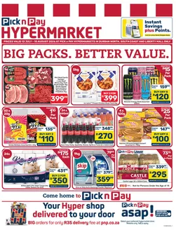 Pick n Pay Hypermarket catalogue in  | Hypermarket Bulk Specials | 2026-07-13T00:00:00.000Z - 2026-08-10T00:00:00.000Z