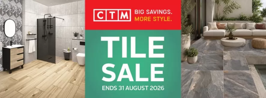 CTM catalogue in  | Tile Sale | 2026-07-16T00:00:00.000Z - 2026-08-31T00:00:00.000Z
