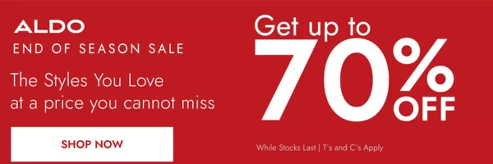 ALDO catalogue in Rustenburg | End Of Season Sale | 2026-07-16T00:00:00.000Z - 2026-07-30T00:00:00.000Z