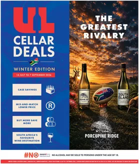 Ultra Liquors catalogue in  | Cellar Deals | 2026-07-16T00:00:00.000Z - 2026-09-07T00:00:00.000Z