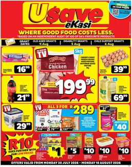Usave catalogue | Wcusaveekasipricesavings20jul10aug2026 | 2026-07-20T00:00:00.000Z - 2026-08-10T00:00:00.000Z