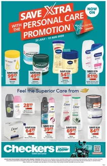 Checkers Hyper catalogue in Camperdown | Checkers Personal Care Promotion 20 July - 10 August | 2026-07-19T00:00:00.000Z - 2026-08-10T00:00:00.000Z
