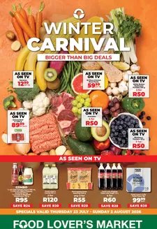 Food Lover's Market catalogue | Winter Carnival Inland 23 July 2 August 2026 | 2026-07-22T00:00:00.000Z - 2026-08-02T00:00:00.000Z