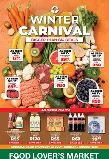 Food Lover's Market catalogue | Winter Carnival Ottery 23 July 2 August 2026 | 2026-07-22T00:00:00.000Z - 2026-08-02T00:00:00.000Z