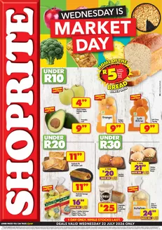 Shoprite catalogue in Camperdown | Shoprite Market Day Deals Valid 22 July | 2026-07-20T00:00:00.000Z - 2026-07-22T00:00:00.000Z