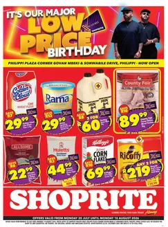 Shoprite catalogue in Camperdown | Shoprite Major Deals Store Opening Philippi 20 July - 10 August | 2026-07-19T00:00:00.000Z - 2026-08-10T00:00:00.000Z