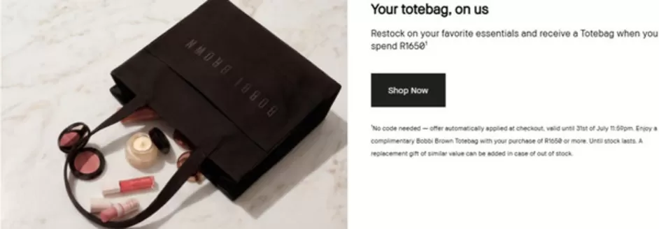 Bobbi Brown catalogue in Camperdown | Your Totebag, On Us | 2026-07-21T00:00:00.000Z - 2026-07-31T00:00:00.000Z