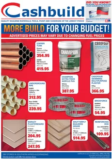 Cashbuild catalogue in Pretoria | Attractive special offers for everyone | 2026-07-22T00:00:00.000Z - 2026-08-05T00:00:00.000Z