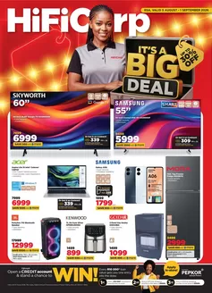 HiFi Corp catalogue in Cape Town | Catalogue HiFi Corp | 2026-08-05T00:00:00.000Z - 2026-09-01T00:00:00.000Z