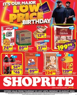Shoprite catalogue in Malamulele | Shoprite Major Deals KwaZulu-Natal 23 July - 10 August | 2026-07-22T00:00:00.000Z - 2026-08-10T00:00:00.000Z