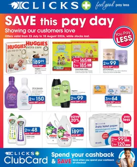 Clicks catalogue in Malamulele | Save This Pay Day | 2026-07-24T00:00:00.000Z - 2026-08-10T00:00:00.000Z