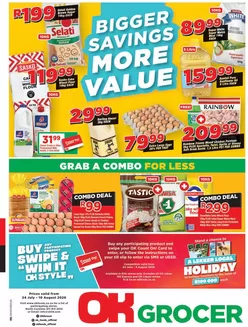 OK Grocer catalogue in Umhlanga Rocks | Our best offers for you | 2026-07-24T00:00:00.000Z - 2026-08-10T00:00:00.000Z