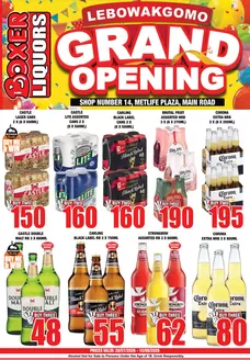 Boxer Liquors catalogue | Lebowakgomo Liquor Grand Opening | 2026-07-28T00:00:00.000Z - 2026-08-10T00:00:00.000Z