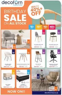 Decofurn catalogue in King William's Town | Decofurn weekly specials | 2026-07-27T00:00:00.000Z - 2026-08-10T00:00:00.000Z