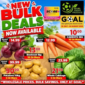 Goal Supermarket catalogue | Exclusive deals for our customers | 2026-07-29T00:00:00.000Z - 2026-08-04T00:00:00.000Z