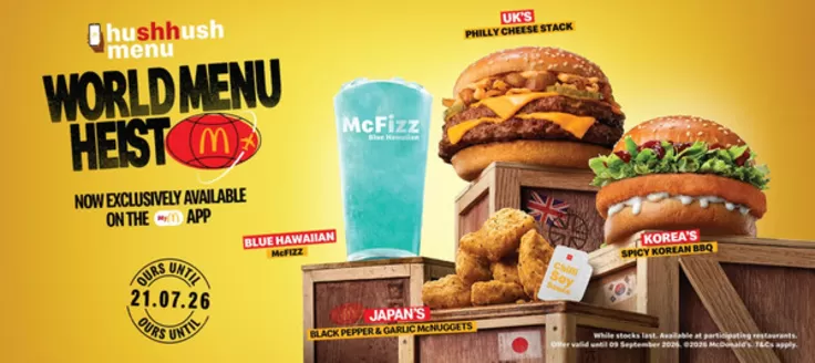 McDonald's catalogue in Cape Town | World Menu Heist | 2026-08-03T00:00:00.000Z - 2026-09-09T00:00:00.000Z