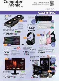 Computer Mania catalogue in Richards Bay | Computer Mania Gaming | 2026-08-03T00:00:00.000Z - 2026-08-31T00:00:00.000Z