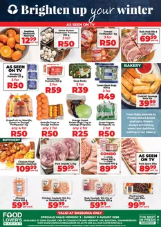 Food Lover's Market catalogue in Umhlanga Rocks | Bassonia - 3 - 9 August 2026 | 2026-08-02T00:00:00.000Z - 2026-08-09T00:00:00.000Z