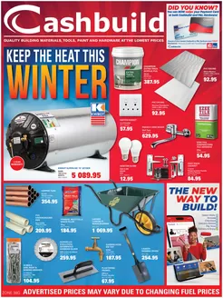 Cashbuild catalogue in Mthatha | Great offer for bargain hunters | 2026-08-18T00:00:00.000Z - 2026-09-01T00:00:00.000Z