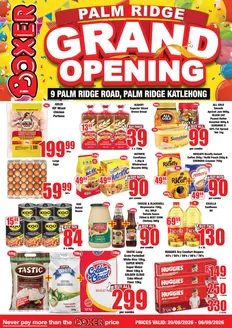 Boxer catalogue in Vredendal | Palm Ridge GRand Opening | 2026-08-20T00:00:00.000Z - 2026-08-23T00:00:00.000Z
