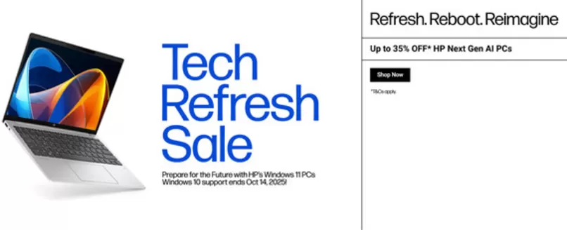 HP catalogue | Tech Refresh Sale | 2026-08-19T00:00:00.000Z - 2026-09-02T00:00:00.000Z
