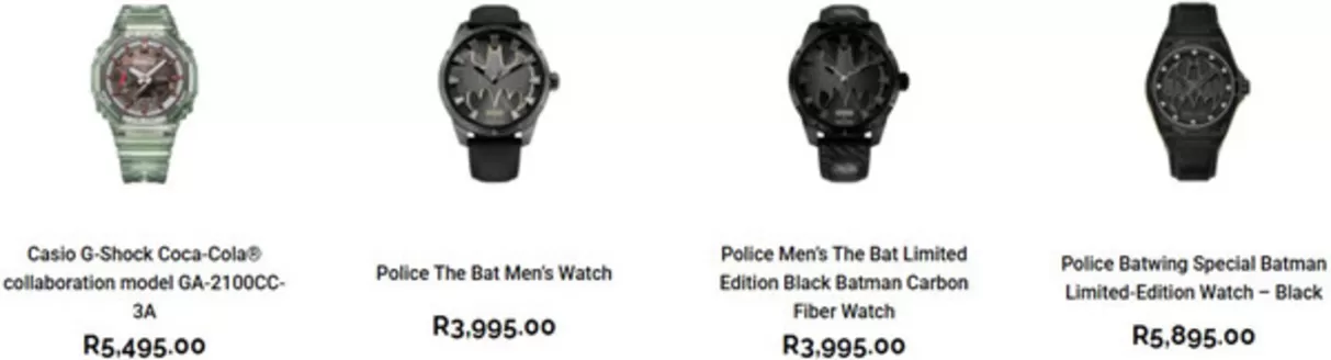 Watches Unlimited catalogue in Sedgefield | Watches Unlimited Sale | 2026-08-19T00:00:00.000Z - 2026-09-02T00:00:00.000Z
