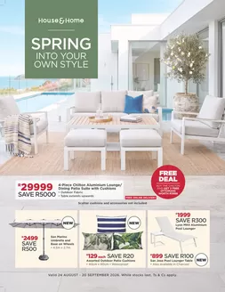 House & Home catalogue | Promotions House & Home | 2026-08-24T00:00:00.000Z - 2026-09-20T00:00:00.000Z