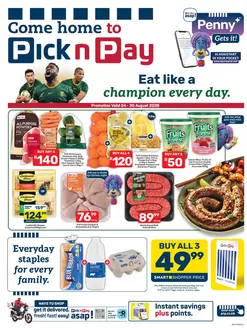 Pick n Pay catalogue in Riversdale | Pick n Pay Weekly Specials | 2026-08-24T00:00:00.000Z - 2026-08-30T00:00:00.000Z
